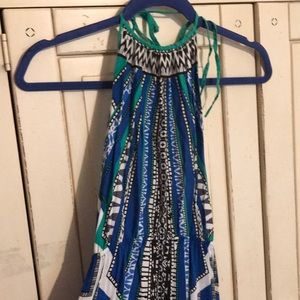 Summer pattern maxi dress